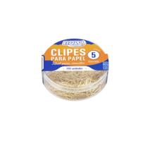 Clips BRW Dourado Tam. 5 Com 200un
