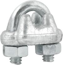 Clips Cabo Aço 3/16 - 4.76mm Pesado Encartelado Vonder Plus