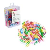 CLIPS Clips de Metal 80 Peças 28mm Colorido