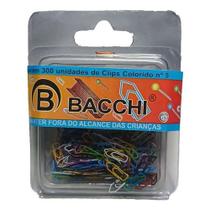 Clips Colorido Pequeno Nº5 300 UN Bacchi