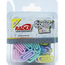 Clips Colorido Plástico CANDY N2 com 100 Unidades