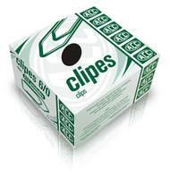 Clips cx grande n 6/0 galvanizado acc