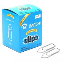 Clips de aço galvanizado 6/0 caixa c/ 220 unidades - bacchi