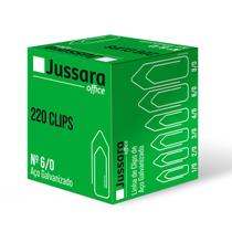 Clips de Aço Galvanizado N. 6 Caixa com 220 Unidades Jussara