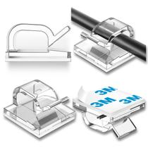 Clips de cabo suoundey 130 unidades de suporte de fio autoadesivo