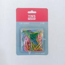 Clips De Papel Colorido 100 Unidades - Yins