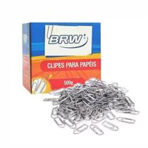 Clips de Papel Galvanizado nº 2.0 BRW caixa com 500gr