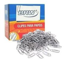 Clips de Papel Galvanizado nº 3.0 BRW caixa com 500gr Clips de Papel Galvanizado nº 3.0 BRW caixa com 500gr