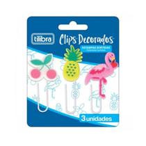 Clips decorado 3 unidades Tilibra Clips decorado 3 unidades Tilibra