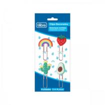 Clips Decorado Amca Com 4 Unidades Clips Decorado Amca Com 4 Unidades