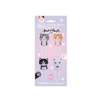 Clips decorado purrfect cats blt/4 - tilibra