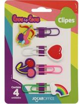 Clips Emborrachado Cupido / Arco Íris 4 Unidades - Jocar Clips Emborrachado Cupido / Arco Íris 4 Unidades - Jocar