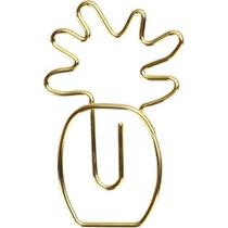 Clips Especial Abacaxi Dourado Com 12 Unidades - Molin