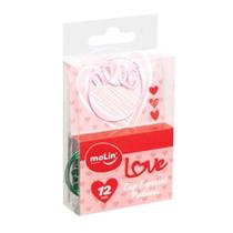Clips especial patinhas love colorido 12 un Molin