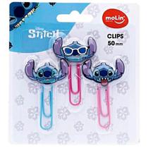 Clips Especial Stitch com 3 unidades 50mm - Molin