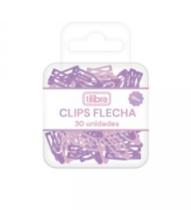 Clips Flecha Rosa e Lilás C/100 Tilibra