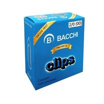 Clips Galvanizado 2/0 Resistente Caixa c/ 100 Unidades - Bacchi