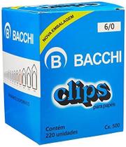 Clips Galvanizado 6/0 Linha Premium Com 220 Unidades BACCHI