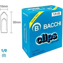 Clips Galvanizado AÇO Nº 1/0 (0) - 100 Unidades - Pacote com 10