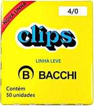 Clips Galvanizado Bacchi N 4 Linha Leve - Cx 50 Un