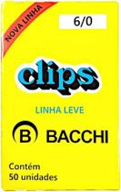Clips Galvanizado Bacchi N 6/0 Linha Leve - Cx 50 Un