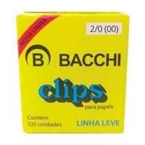 Clips galvanizado linha leve n 2/0 c/100 0906-7 bacchi Clips galvanizado linha leve n 2/0 c/100 0906-7 bacchi