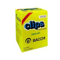 Clips galvanizado NR 1/0 (0) - com 770 unidades - Bacchi Clips galvanizado NR 1/0 (0) - com 770 unidades - Bacchi