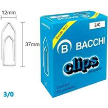 Clips Galvanizado para papel 3/0 com 50 unidades Bacchi