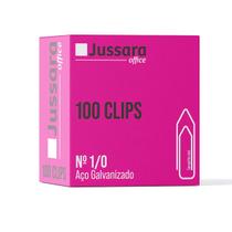 Clips Galvanizado Para Papel Pequeno 1/0 CX C/100 Jussara