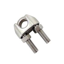 Clips Grampo Abraçadeira para Cabo De Aço 3/8 pol Aço Inox