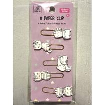 Clips MDF Decorado Kawaii Kit 5 Clipes Fofos Decorados