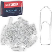 Clips Metal Triangular Yins Paper Com 100 Peca 28Mm Na Caixa Clips Metal Triangular Yins Paper Com 100 Peca 28Mm Na Caixa