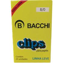 CLIPS METÁLICOS BACCHI Nº 8/0 170UN CLIPS METÁLICOS BACCHI Nº 8/0 170UN