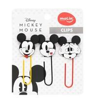 Clips Mickey 50mm com 3 unidades Molin