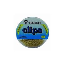 Clips Mini Bacchi N05 Dourado C/ 200 Unidades