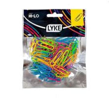 Clips Neon Cores Diversas 100 Unidades 104551 - Lyke