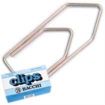 Clips Niquelado Nº 10/0 Bacchi - Caixa com 120 Unidades