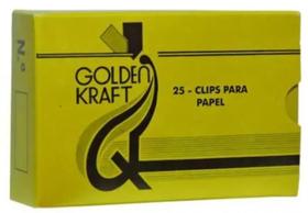 Clips Nº 6/0 Com 25 Unidades Golden Kraft