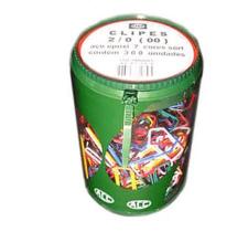 Clips Nr.2/0 Aço Epóxi (pt C/300un) Cores Sortidas Acc Po 1 Un