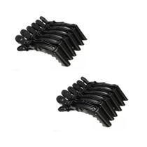 Clips Para Cabelos Crocodilo Com 12 Unidades Preto Clips Para Cabelos Crocodilo Com 12 Unidades Preto