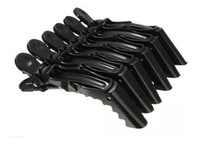 Clips Para Cabelos Crocodilo Com 6 Unidades Preto Clips Para Cabelos Crocodilo Com 6 Unidades Preto