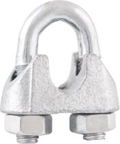 Clips para cabo de aço 1/8" leve galvanizado - Vonder