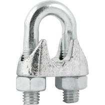 Clips Para Cabo De Aço Vonder 1/2" - 12,70 Mm Tratamento Galvanizado 2 Unidades Clips Para Cabo De Aço Vonder 1/2" - 12,70 Mm Tratamento Galvanizado 2 Unidades