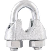 Clips Para Cabo De Aço Vonder 3/16" - 4,76 Mm Galvanizado Para Prensar/amarrar Cabos Leves Clips Para Cabo De Aço Vonder 3/16" - 4,76 Mm Galvanizado Para Prensar/amarrar Cabos Leves