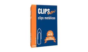 Clips para papeis 4/0 400 Unidades - Clipsnews