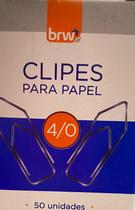 Clips Para Papel - 4/0 - 50 Unidades