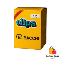 Clips para Papel 4/0 com 420 unidades CX GRANDE