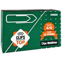 Clips para Papel 4/0 Top 50 Unidades