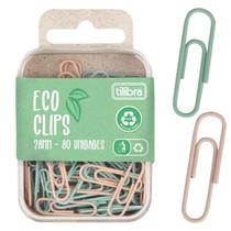 Clips Para Papel Escolar Escritório Tilibra 28mm Eco 80 Uni Clips Para Papel Escolar Escritório Tilibra 28mm Eco 80 Uni