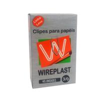 Clips Para Papel Galvanizado 3/0 Caixa C/ 500g